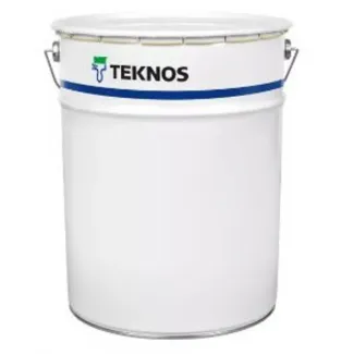 Vägmarkeringsfärg snabbtorkande, alkyd, pall, gul/vit, Teknos