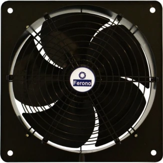 Väggmonterad Utsugsfläkt Axial 400mm Förstärkt Fläns IP44 4500m³/h, Ferono