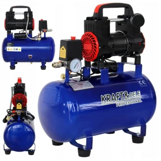 Kompressor Oljefri 30L 1500W 285 l/min Tyst Verkstadskompressor