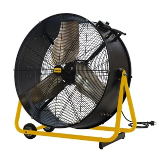 Mobil Industrifläkt 75 cm, 315W, 10200 m³/h, IP44, 360° Rotation, 2 Hastigheter, Master