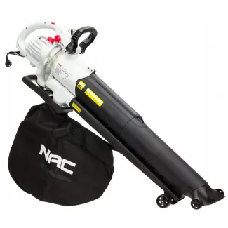 Lövblås eldriven, lövsug - 240V 3000W lövuppsamlare, 14 m3/min, 45L, 10:1, 8000-14000 RPM, NAC